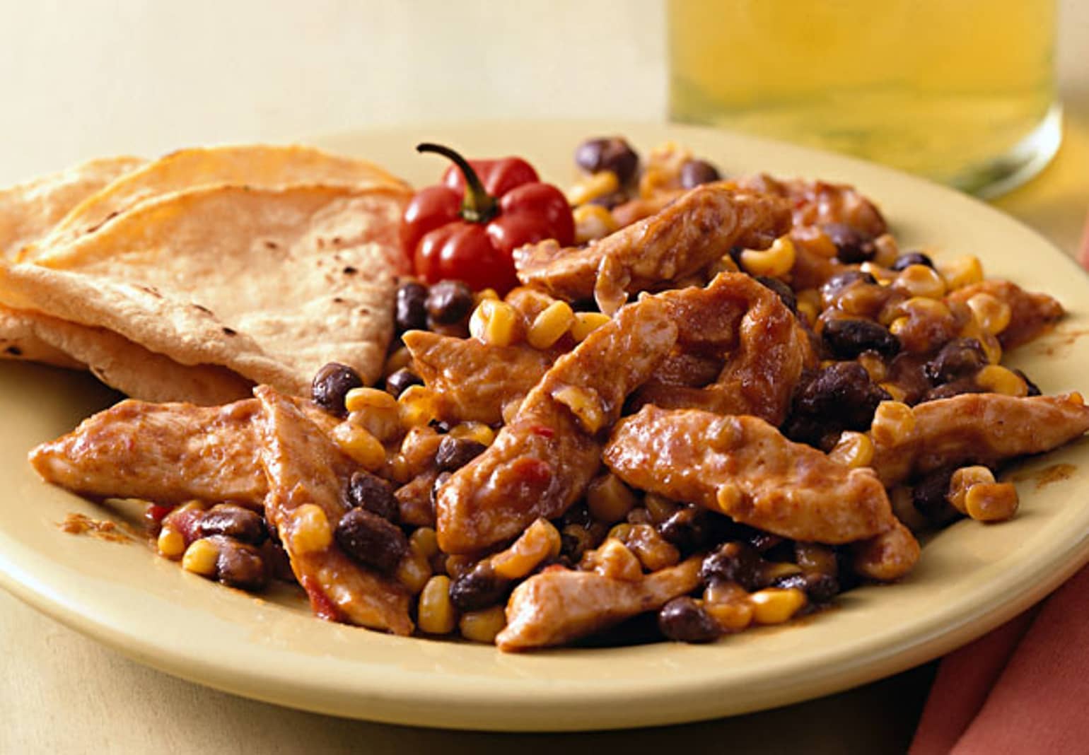 Easy Mexican Chicken and Beans